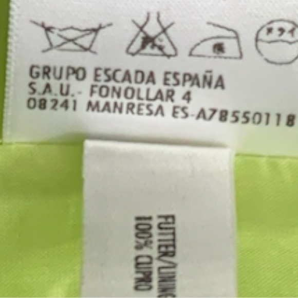 ESCADA Gorgeous Elegant Green Skirt Size 42. - Picture 16 of 16